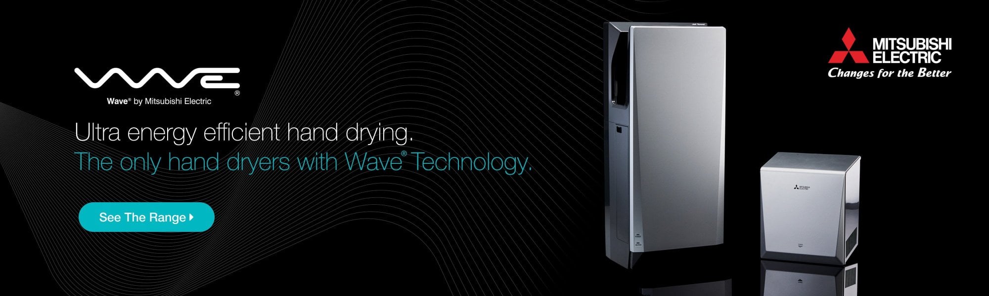 三菱波浪干手机